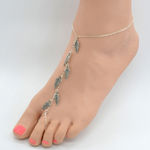 Buy Ferosh Leaves Linked Anklet - Purplle