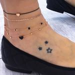Buy Ferosh Cordula Golden Anklet Set - 4 Pcs Anklet Set - Purplle