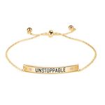 Buy Ferosh Unstoppable Golden Bracelet - Purplle