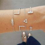Buy Ferosh Delicate Shayne Cuff Bracelet Set - 4 Pcs Set - Purplle