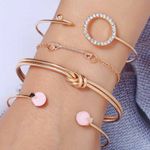 Buy Ferosh Gold Eliza Bracelet Set - 4 Pcs Bracelet Set - Purplle