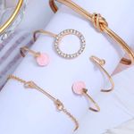 Buy Ferosh Gold Eliza Bracelet Set - 4 Pcs Bracelet Set - Purplle