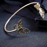 Buy Ferosh Jenica Butterfly Gold Cuff Bracelet for Women - Purplle