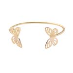 Buy Ferosh Jenica Butterfly Gold Cuff Bracelet for Women - Purplle