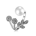 Buy Ferosh Florian Pearl Statement Ring - Purplle