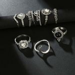 Buy Ferosh Gem Ring Set - Set of 10 Pcs - Purplle
