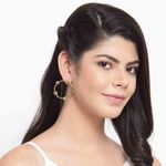 Buy Ferosh Zarka Open Circle Artistic Oxidized Golden Earrings - Purplle