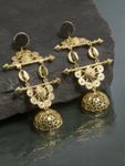Buy Ferosh Gold Galore Indo-Western Drop Earrings - Purplle