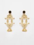 Buy Ferosh Gold Galore Indo-Western Drop Earrings - Purplle