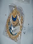 Buy Ferosh Soha Navy-Blue Pearl Chandbalis - Purplle