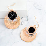 Buy Ferosh Annica Golden Crescent Earrings - Purplle