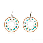 Buy Ferosh Elvinia Beaded Earrings - Purplle