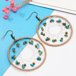 Buy Ferosh Elvinia Beaded Earrings - Purplle
