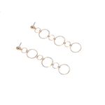 Buy Ferosh Six Layered Circles Designer Earrings - Purplle