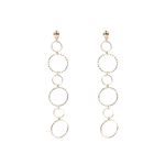 Buy Ferosh Six Layered Circles Designer Earrings - Purplle