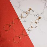 Buy Ferosh Six Layered Circles Designer Earrings - Purplle