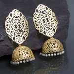 Buy Ferosh Chic Gold Deewan Dangler Earrings - Purplle
