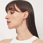 Buy Ferosh Octagon Big Gold Dangle Earrings - Purplle