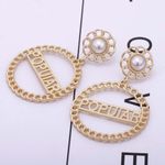 Buy Ferosh Popular Gold Dangler Earrings - Purplle