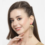 Buy Ferosh Anika Coral Chain Tassel Earrings - Purplle