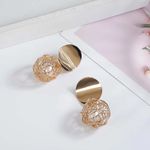 Buy Ferosh Althea Pearl Golden Drop Earrings - Purplle