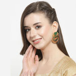 Buy Ferosh Mahira Artistic Ethnic Earrings - Purplle