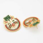 Buy Ferosh Mahira Artistic Ethnic Earrings - Purplle
