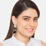 Buy Ferosh Kielo Dangler Hoop Earrings - Purplle