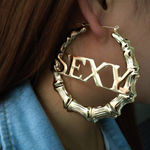 Buy Ferosh Ailsa Sexy Golden Hoop Earrings - Purplle