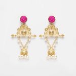 Buy Ferosh Gold Fiza Indo-Western Earrings - Purplle