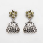 Buy Ferosh Dainty Oxidized Neon Jhumkas - Purplle