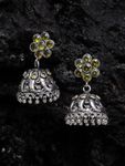 Buy Ferosh Dainty Oxidized Neon Jhumkas - Purplle