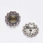 Buy Ferosh Pink Gem Stones Embellished Stud Earrings - Purplle