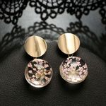 Buy Ferosh Golden Japenese Earrings - Purplle