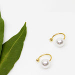 Buy Ferosh Elegant Midge Pearl Ear clips - Purplle