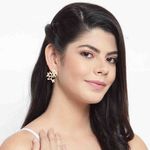 Buy Ferosh Flannery Leafy Branch Golden Drop Earrings - Purplle