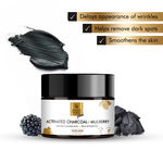 Buy Good Vibes Plus Face Mask, Wrinkle Balancing + Skin Detoxifier - Activated Charcoal + Mulberry (50 gm) - Purplle