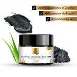Buy Good Vibes Plus Face Mask, Pore Balancing + Oil Control - Activated Charcoal + Aloe Vera (50 gm) - Purplle