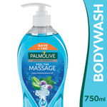Buy Palmolive Body Wash Feel the Massage Exfoliating Shower Gel with 100% Natural Thermal Minerals (750 ml) Pump - Purplle