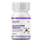 Buy INLIFE L Glutathione Reduced Supplement Vitamin C Milk Thistle Grape Seed Extract Biotin Skin Whitening Men Women 1000mg - 30 Veg Capsules - Purplle