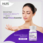 Buy INLIFE L Glutathione Reduced Supplement Vitamin C Milk Thistle Grape Seed Extract Biotin Skin Whitening Men Women 1000mg - 30 Veg Capsules - Purplle