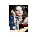 Buy CVB Paris Hd High Definition Foundation Oil Free Long Lasting Shade-04 (40 ml) - Purplle