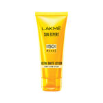 Buy Lakme Sun Expert Super Matte Lotion Sunscreen SPF 50 PA+++ with Niacinamide & Vit C | Broad spectrum UVA/B protection | Blue light protection | No White Cast | for all dry, normal skin| Lightweight, Non Sticky |100ml - Purplle
