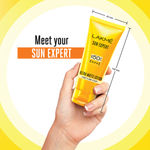 Buy Lakme Sun Expert Super Matte Lotion Sunscreen SPF 50 PA+++ with Niacinamide & Vit C | Broad spectrum UVA/B protection | Blue light protection | No White Cast | for all dry, normal skin| Lightweight, Non Sticky |100ml - Purplle