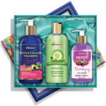 Buy St.Botanica Body Kit: Biotin & Collagen Volumizing Shampoo + Green Tea & Cucumber Shower Gel + Berry Revitalizing Facial Cleanser - Purplle