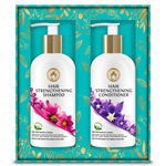 Buy Mom & World Hair Strengthening Shampoo + Hair Strengthening Conditioner (300 ml) each - Purplle