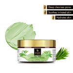 Buy Good Vibes Tea Tree Moisture Rich Face Mask | Anti-Acne, Cleansing, Soothing | No Parabens, No Sulphates, No Mineral Oil, No Animal Testing (50 g) - Purplle
