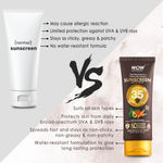 Buy WOW Skin Science Matte Finish Sunscreen SPF 35 PA++ UVA & UVB Protection (100 ml) - Purplle