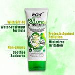 Buy WOW Skin Science Anti Pollution Sunscreen SPF 40 (100 ml) - Purplle