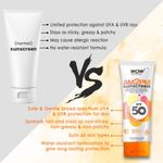 Buy WOW Skin Science AM2PM Sunscreen SPF 50 UVA & UVB Protection (100 ml) - Purplle